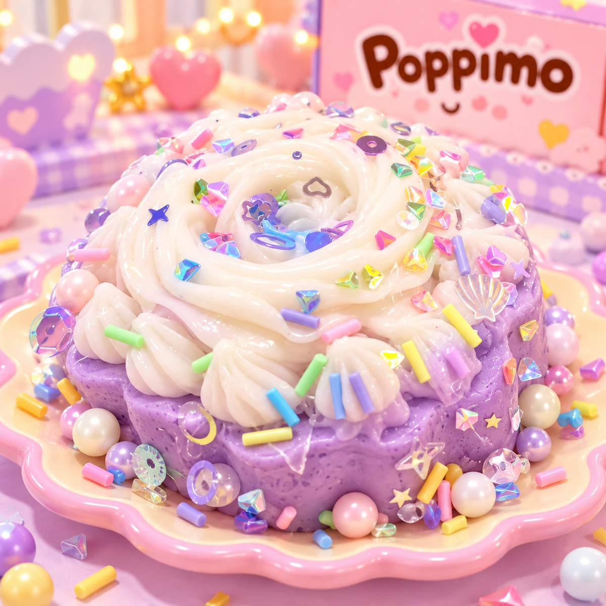 Purple Taba Cake Donut